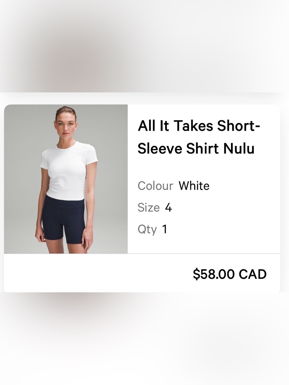 Lululemon All it Takes Short Sleeve Shirt Nulu